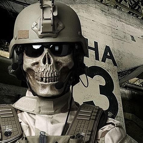 Skeleton Masks Military Paintball Ghost Tactical Balaclava Halloween