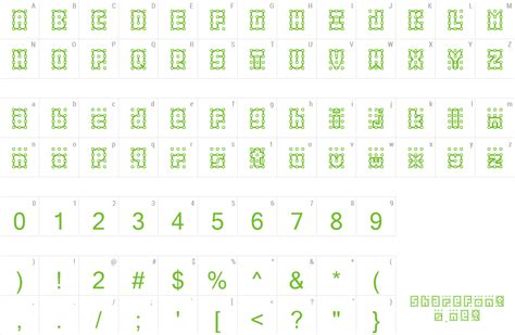 Dozen Dotted Letters Font Download Free