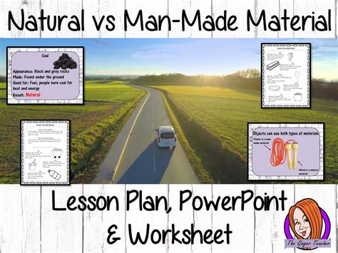 Natural Vs Man Made Materials Complete Steam Lesson