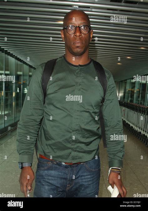 Ian Wright Arrives At Heathrow Airport After Cutting Short His Role As