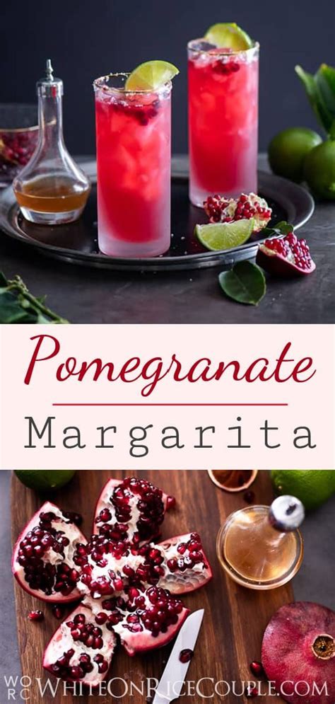 Pomegranate Margarita Recipe Made With Fresh Pomegrantes Or Juice