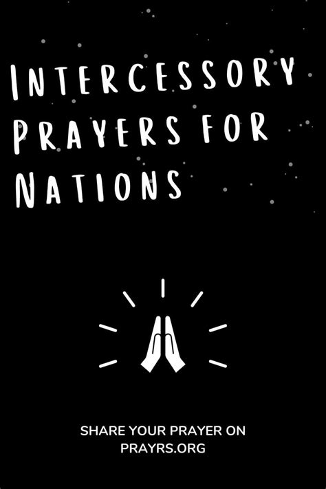 26 Intercessory Prayers For Nations Prayrs