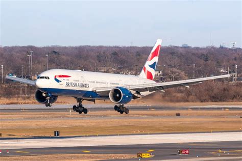 British Airways Boeing 777 Airplane At New York Jfk Editorial Image