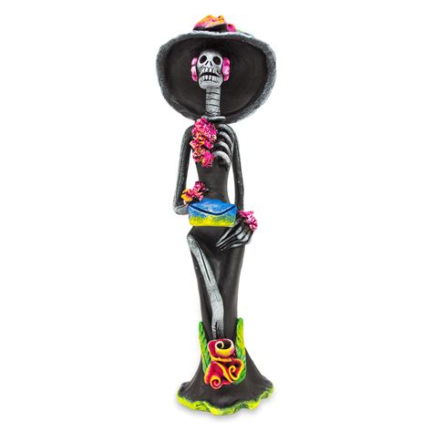 Unicef Market Day Of The Dead Catrina Ceramic Sculpture Crafted By