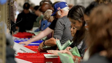 Arizona Election Officials Manage Nearly 500000 Ballots Still