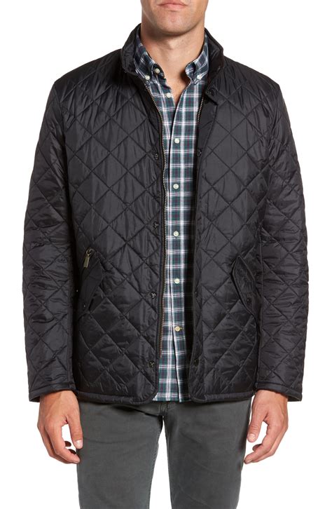 Barbour Flyweight Chelsea Quilted Jacket In Black For Men Lyst