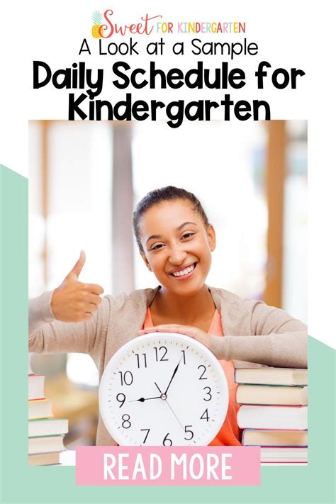 Sample Kindergarten Daily Schedule Artofit