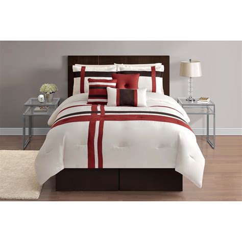 Vcny Home Berkley 7 Piece Multi Colored Stripe Bedding Comforter Set