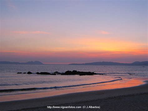 Fotos De Puestas De Sol De La Playa De Samil Vigo Galicia P2