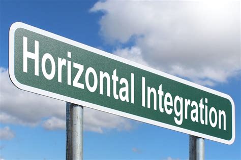 Horizontal Integration - Highway sign image