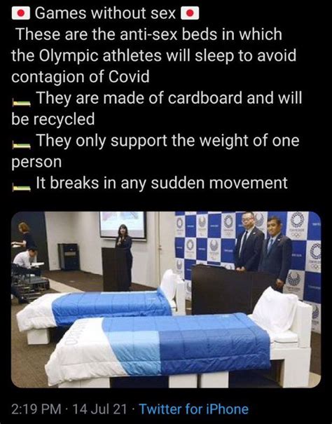 Olympic Beds Tokyo Olympics Anti Sex Beds Hoax Know Your Meme