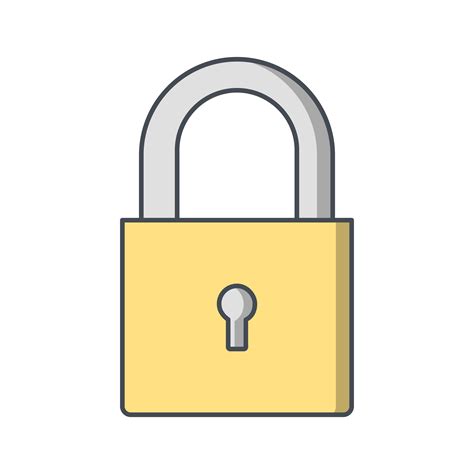 Padlock Icon Vector Illustration 426409 Vector Art At Vecteezy