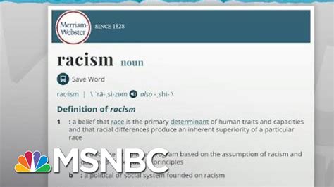 Woman Convinces Merriam Webster To Update Definition Of Racism Rachel