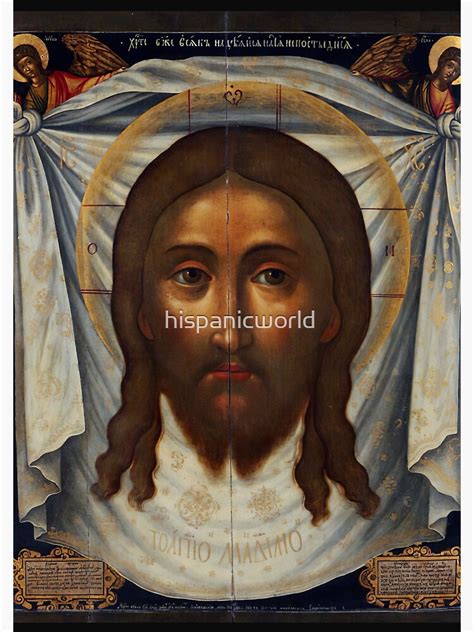 The Veronica Veil Shroud Of Turin Jesus Holy Face Spiral Notebook By