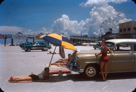 The 1950s American Car And Road Trip In Kodachrome Flashbak