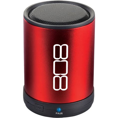 Speaker Bluetooth 808 Canz Red Wireless Small Home Outdoor Bluetooth