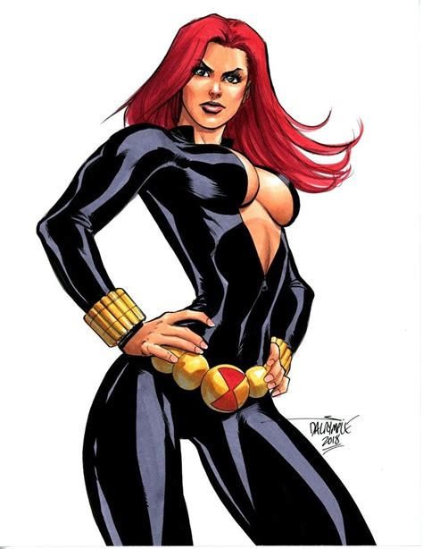 Black Widow By Scott Dalrymple Black Widow Marvel Marvel Women