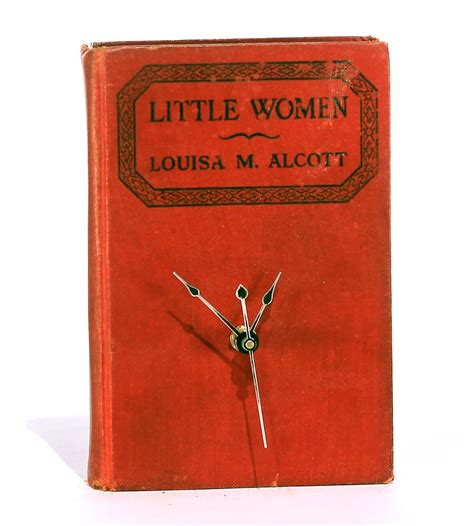 Vintage Little Women Book Clock Book Clock Clock Vintage Clock