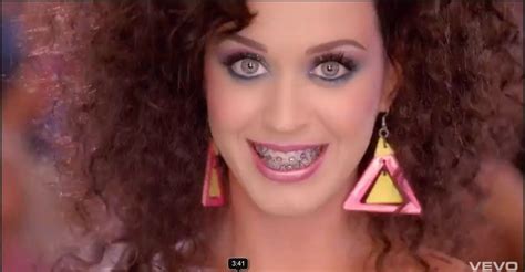 Last Friday Night Fotd Katy Perry 80s Makeup Fake Braces