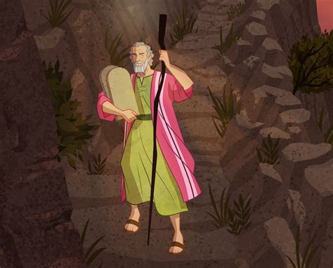 Old Testament Stories Moses On Mount Sinai
