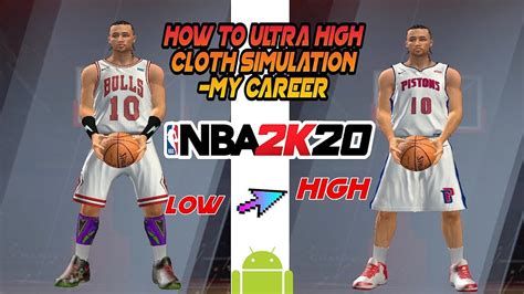 How To Change From Low Ultra High On Uniforms In Nba 2k20 Mobile My