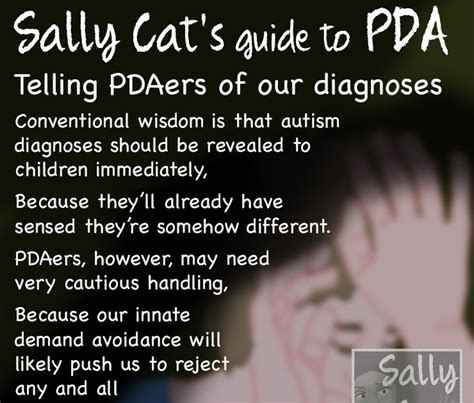 Sally Cat Pda When To Tell A Pda Child Young Or Old Of Their Diagnosis