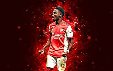 Download Wallpapers Bukayo Saka 4k 2021 English Footballers Arsenal