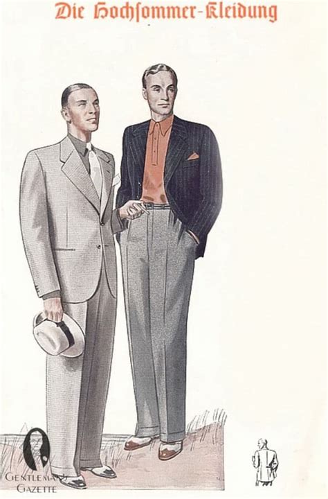 Mens Summer Fashion And How To Dress In The Thirties And Forties