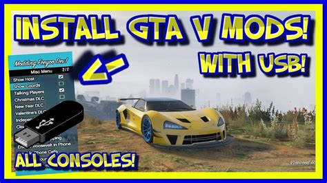 Install Gta V Mods With Usb New Gta V Mod Menu Download And Tutorial