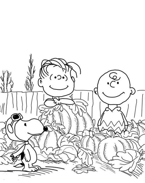 Charlie Brown Fall Coloring Pages Coloring Pages