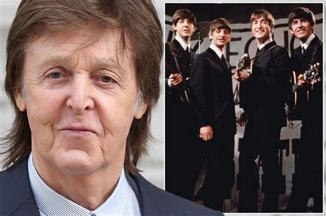 John Lennon And Paul Mccartneys Lookalike Sons Pose For