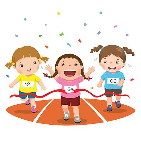 Best Child Running Track Illustrations Royalty Free Vector Graphics
