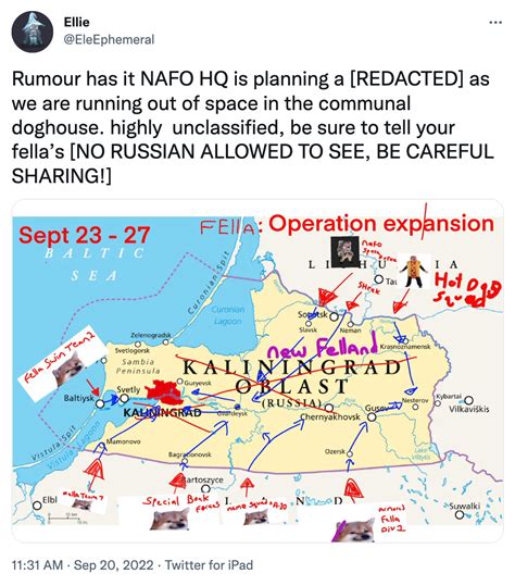 Nafo Annexation Of Kaliningrad Meme Mock Czech Annexation Of