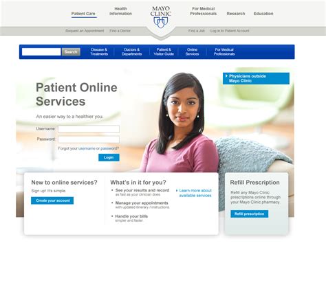 Mayo Clinic Online Patient Portal Login