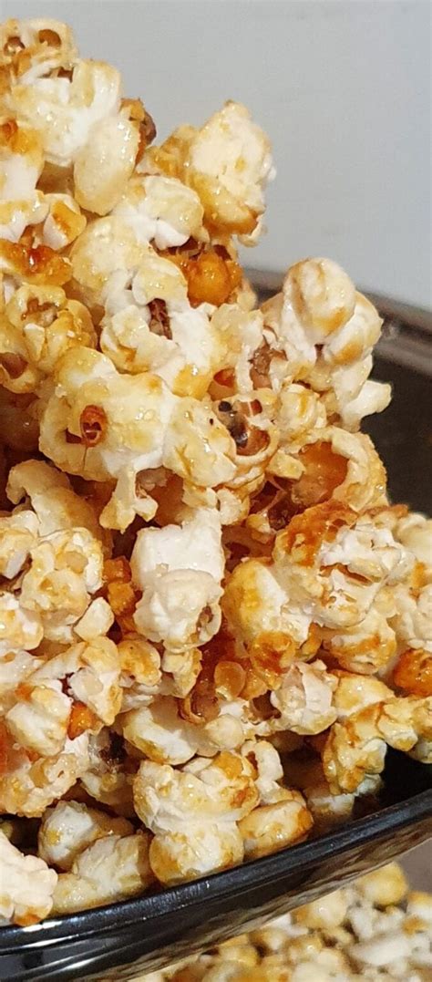 Homemade Caramel Popcorn From Scratch Using A Frying Pan