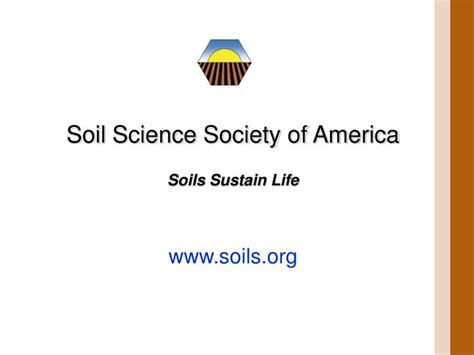 Ppt Soil Science Society Of America Soils Sustain Life Powerpoint