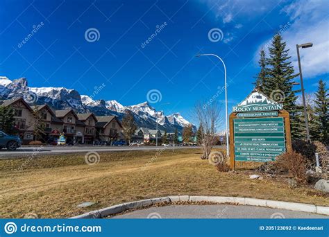 Town Of Canmore Signage Editorial Photo 178100603