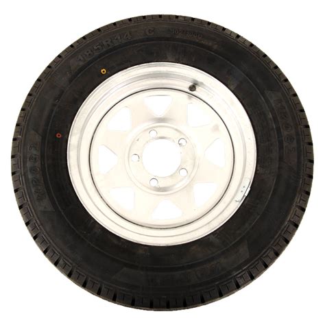 Outlet Trailparts Galvanised Trailer Wheel 5x45in Rim And Tyre