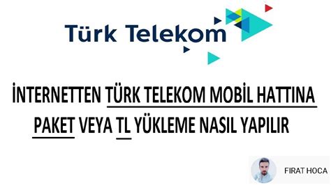 T Rk Telekom Paket Veya Tl Y Kleme Nasil Yapilir Youtube