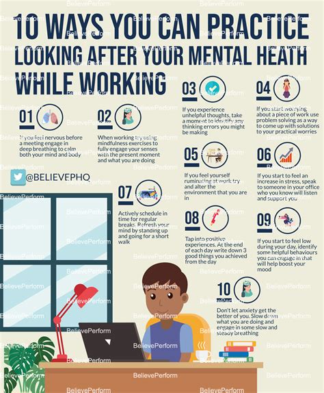 10 Ways You Can Practice Looking After Your Mental Health While Working