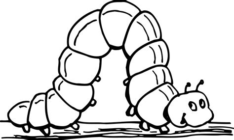 Inchworm Coloring Pages