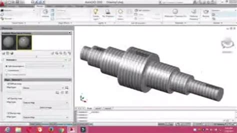 How To Make 3d Shaft Modeling Using Autocad Cwps Mechanical Youtube