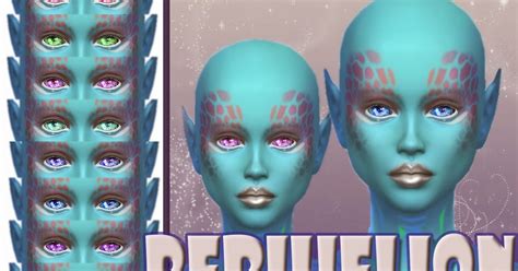My Sims 4 Blog Perihelion 8 Non Default Alien Eye Colours By Kellyhb5