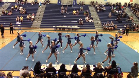 York High School At Bay Rivers District Cheer Competition 2018 Youtube