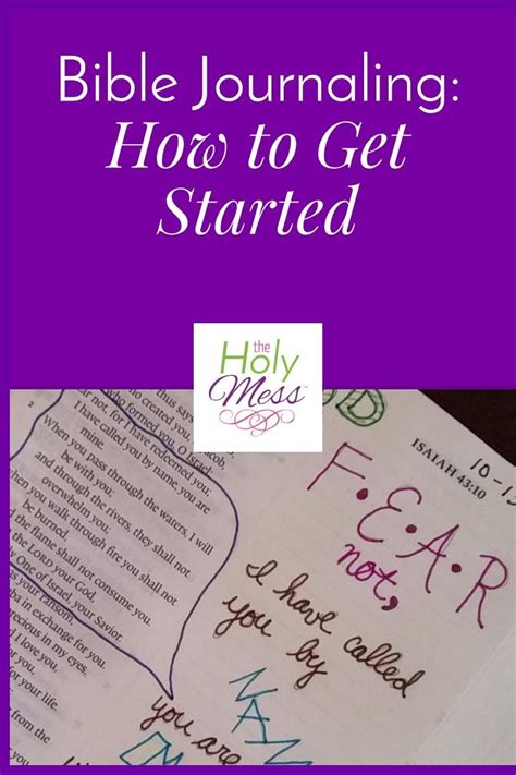 Bible Journaling How To Get Started