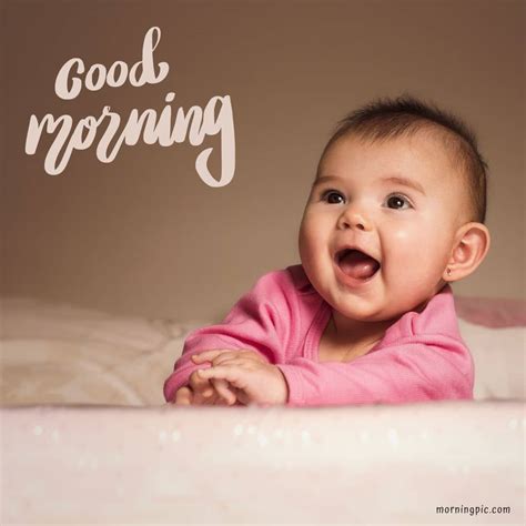 150 Beautiful Good Morning Baby Images Babies Cuteness Morning Pic