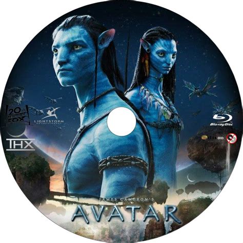 Avatar 2009 Custom Blu Ray Labels Dvdcovercom