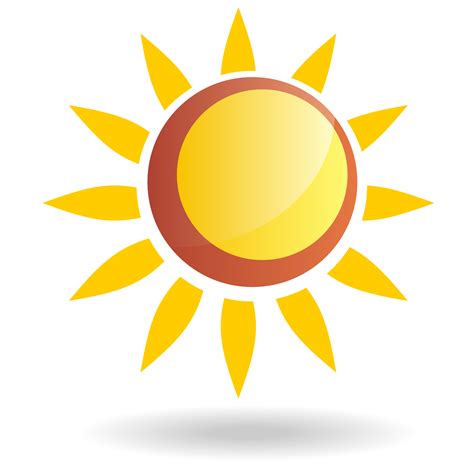 Vector for free use: Sun vector