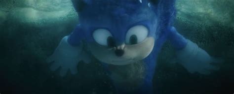 Sonic The Hedgehog In An Underwater Scene