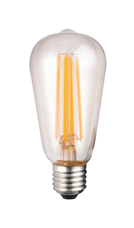 8w E27 Vintage Squirrel Cage Clear Led Light Bulb Abbeygate Lighting